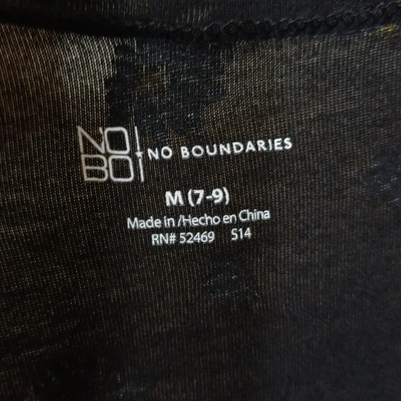 no boundaries floral print twisted front blouse (FLAWED) - Picture 3 of 6